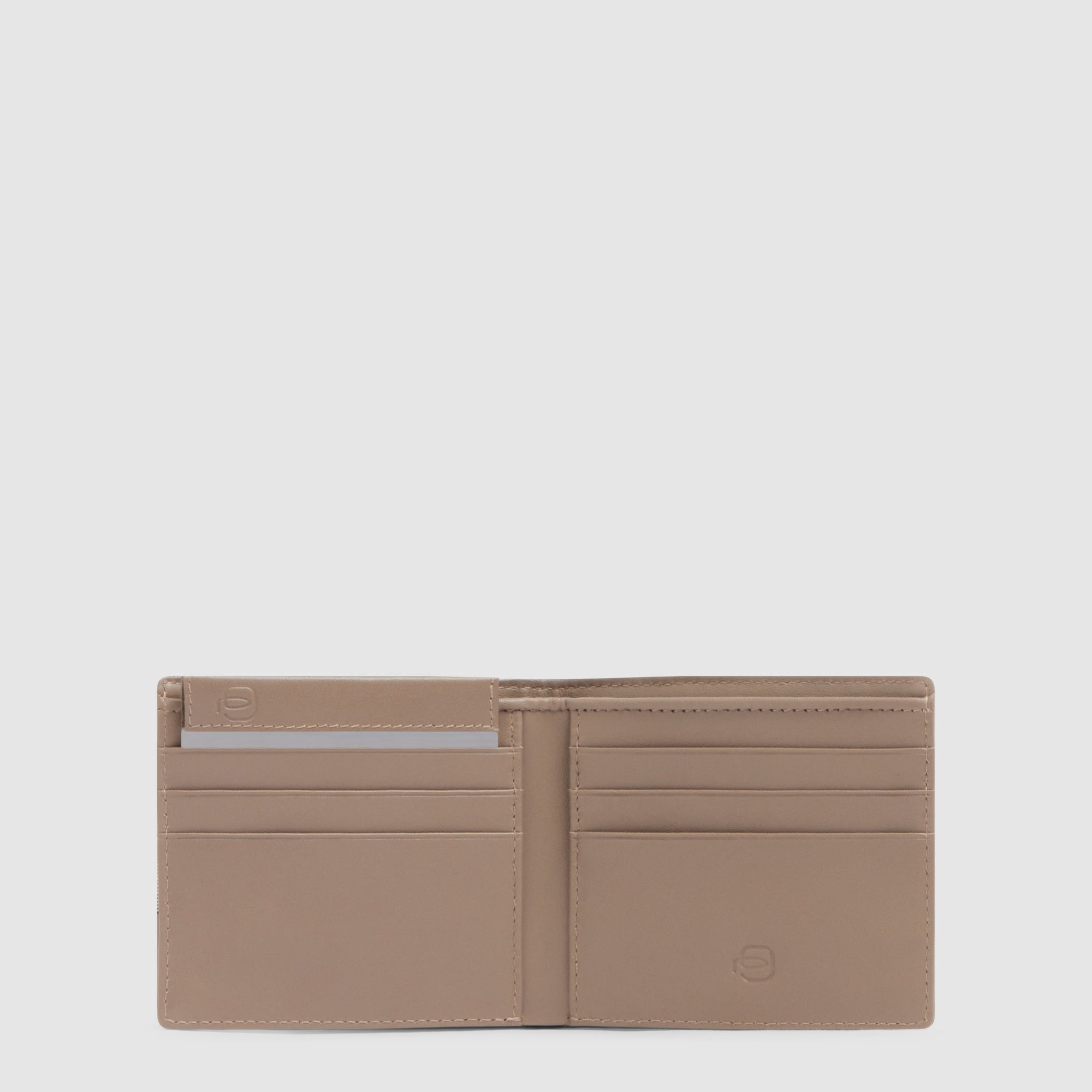 Piquadro Blue Square Geldbörse Herren Recycling schwarz
