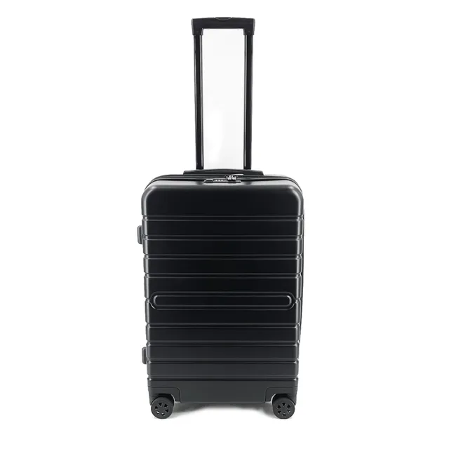 Lightpak Reisetrolley Mittel Schwarz ABS TSA Recycelt