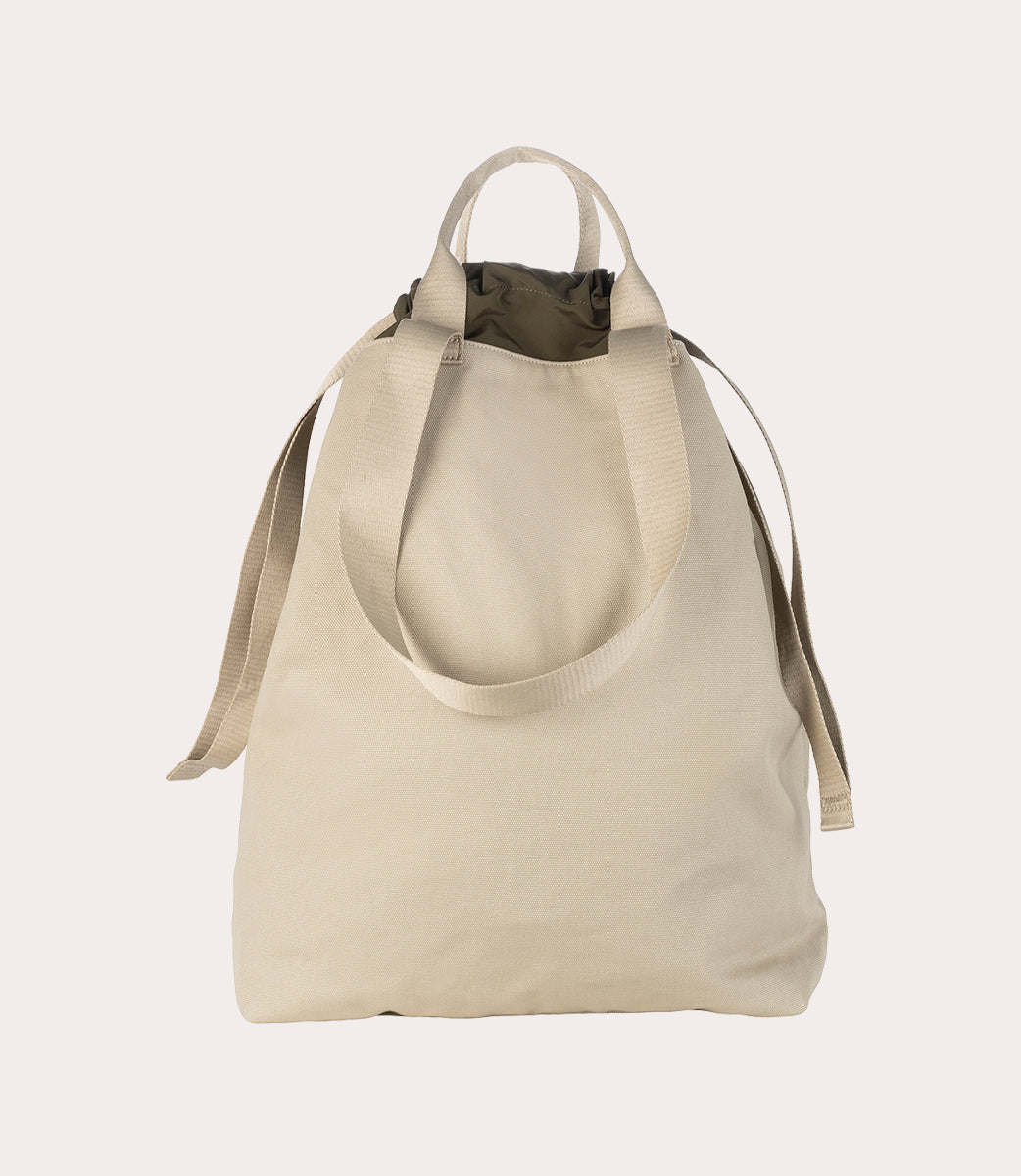 Tucano Carry Vertical Large Shopper Canvas Beige 36L