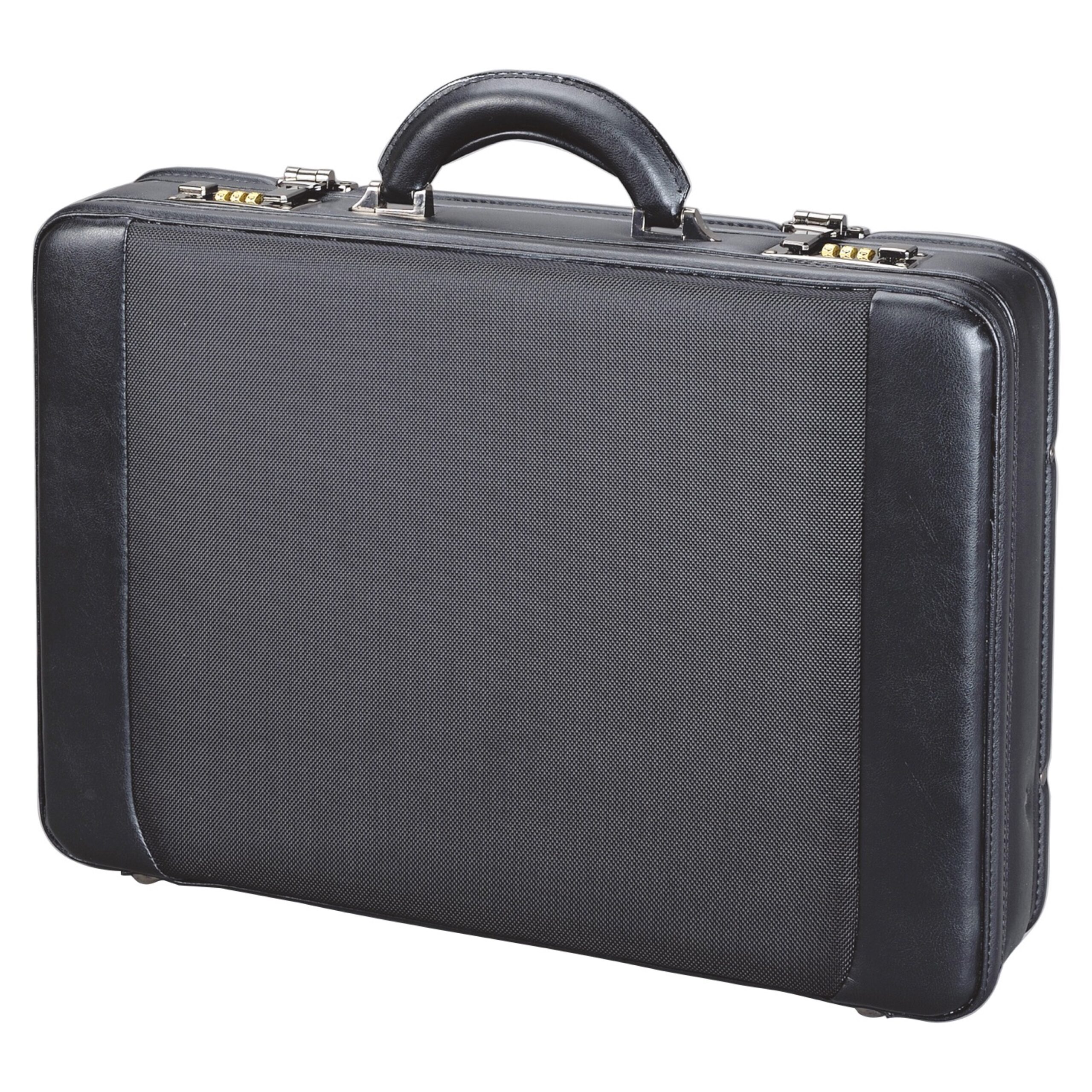 Alassio Modica Laptop Attachékoffer Kunstleder schwarz 17 Zoll