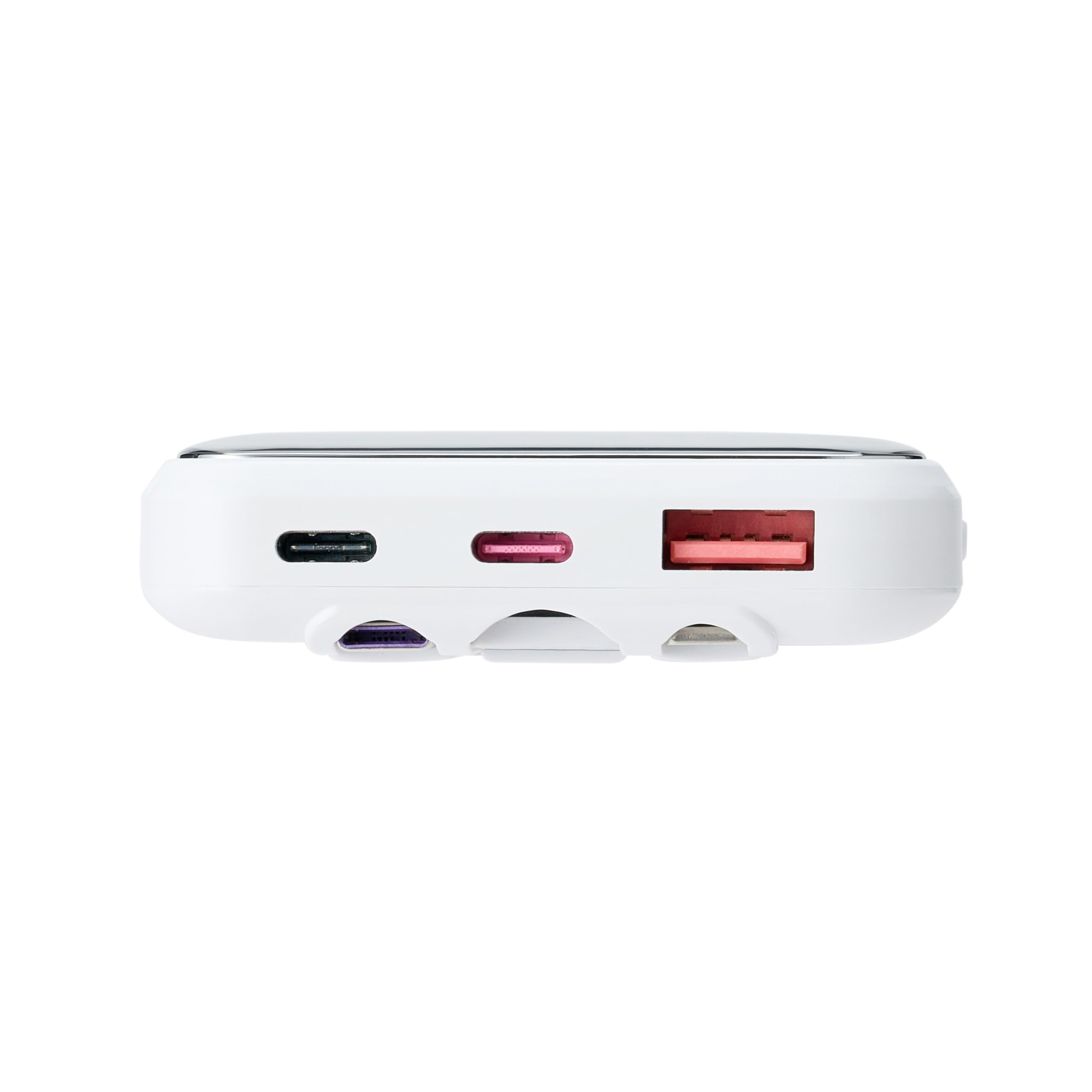RIVACASE RIVAPOWER VA2211 Powerbank 10000 mAh Weiß Kabel