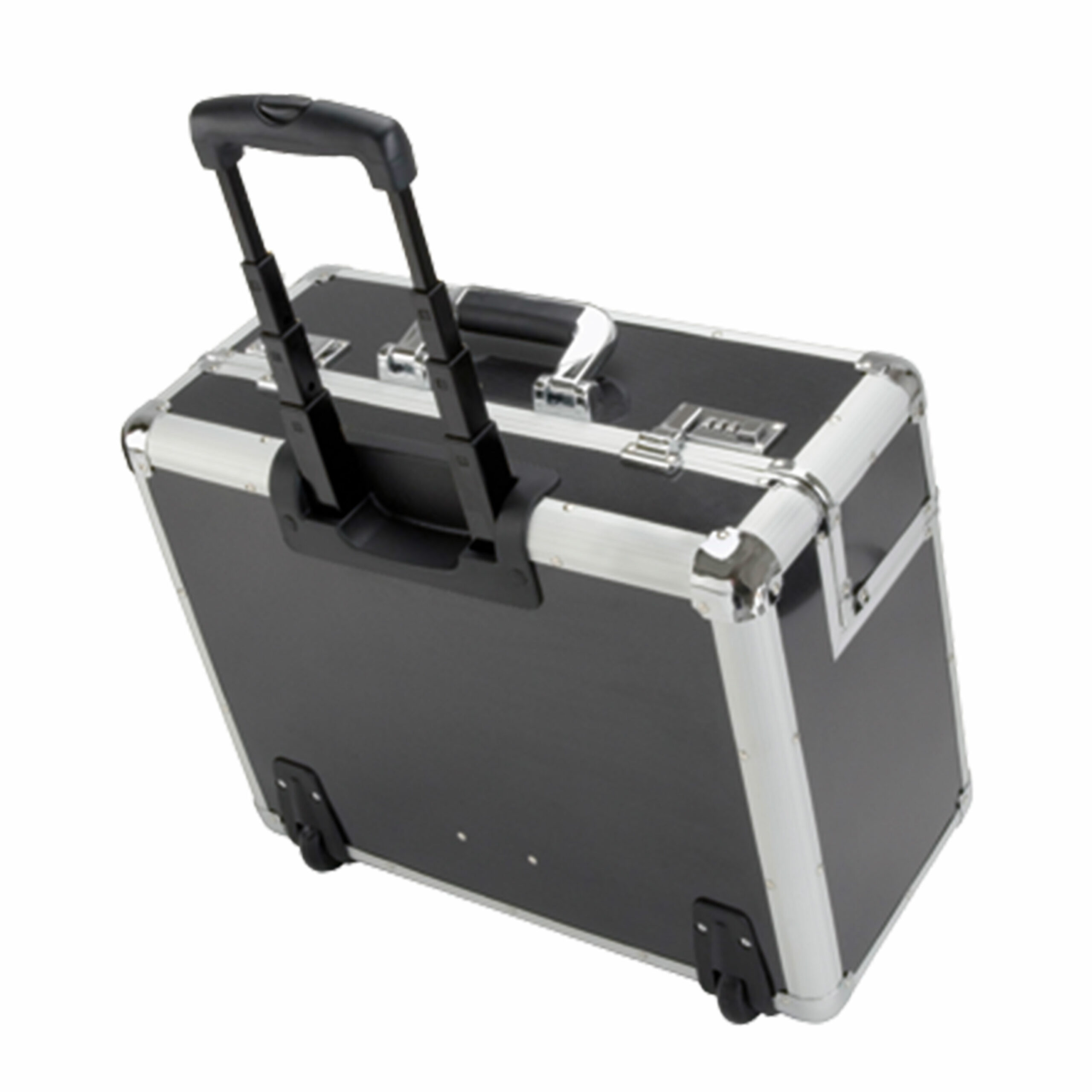 Alumaxx C-2 Pilotenkoffer Aluminium Carbon silber Trolley