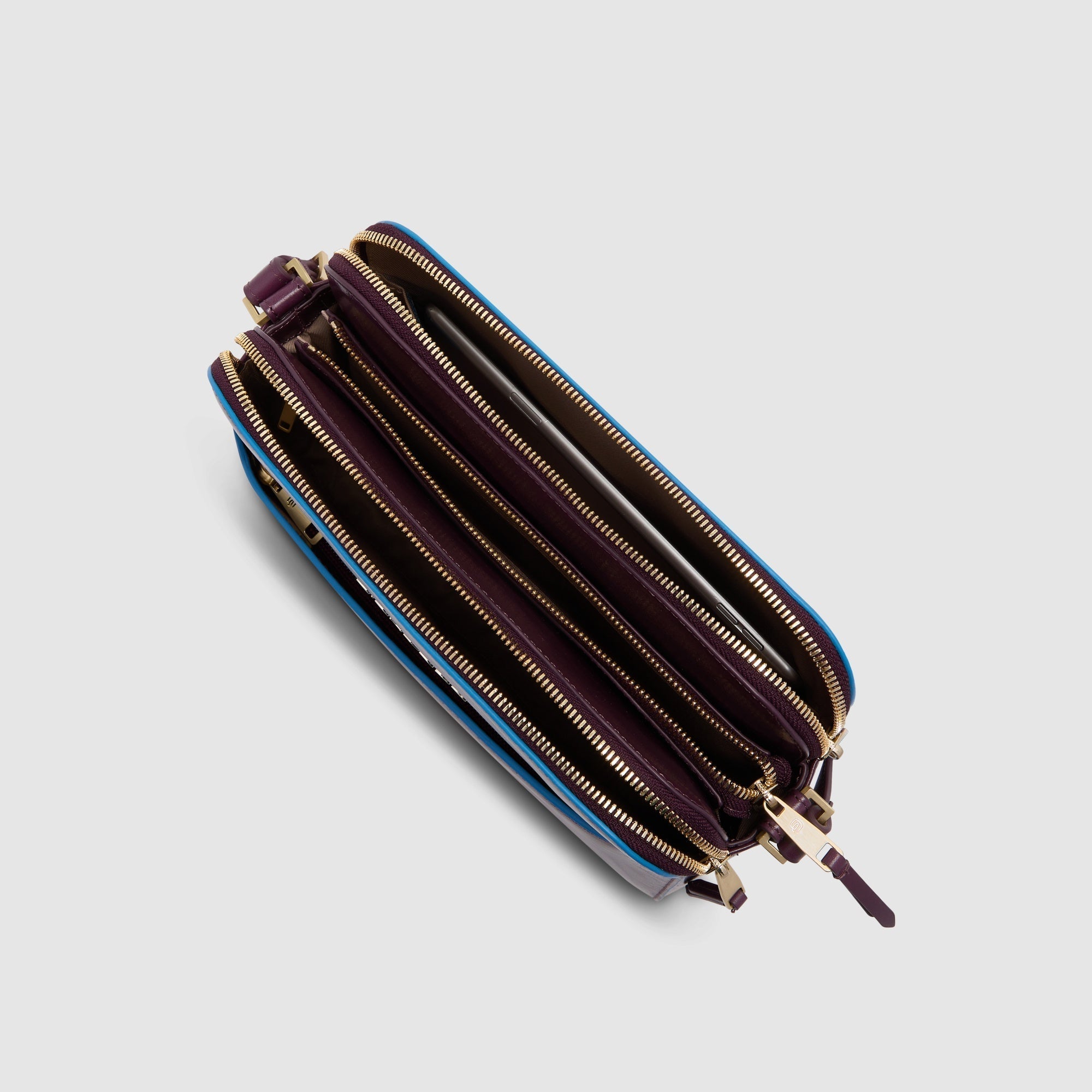 Piquadro Patricia Umhängetasche Damen Leder bordeaux