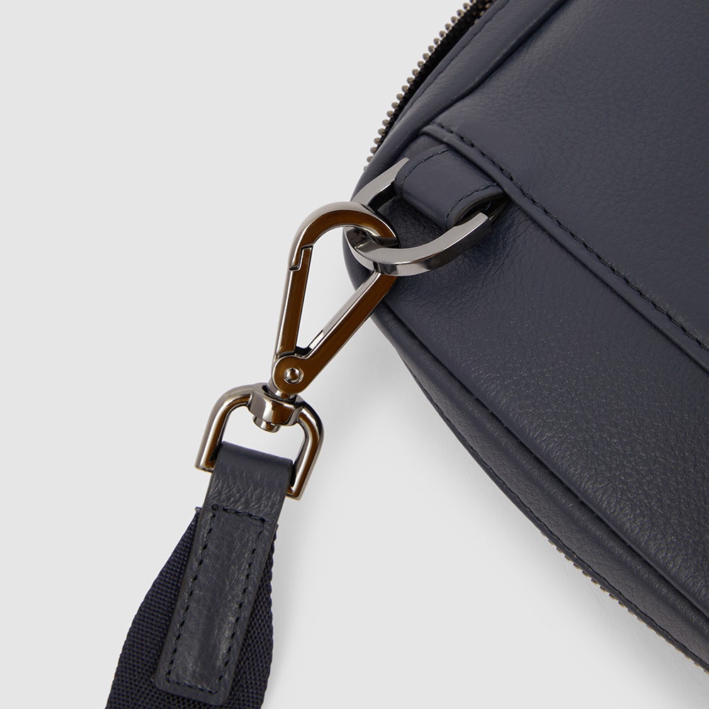 Piquadro Urban Umhängetasche Herren schwarz Leder