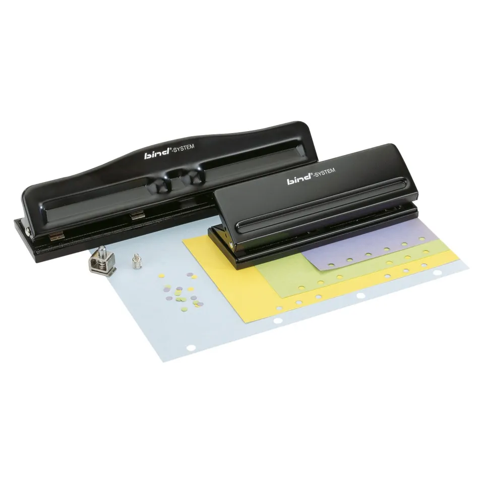 Lightpak Systemlocher 6-fach Locher schwarz für A5 A6 A7