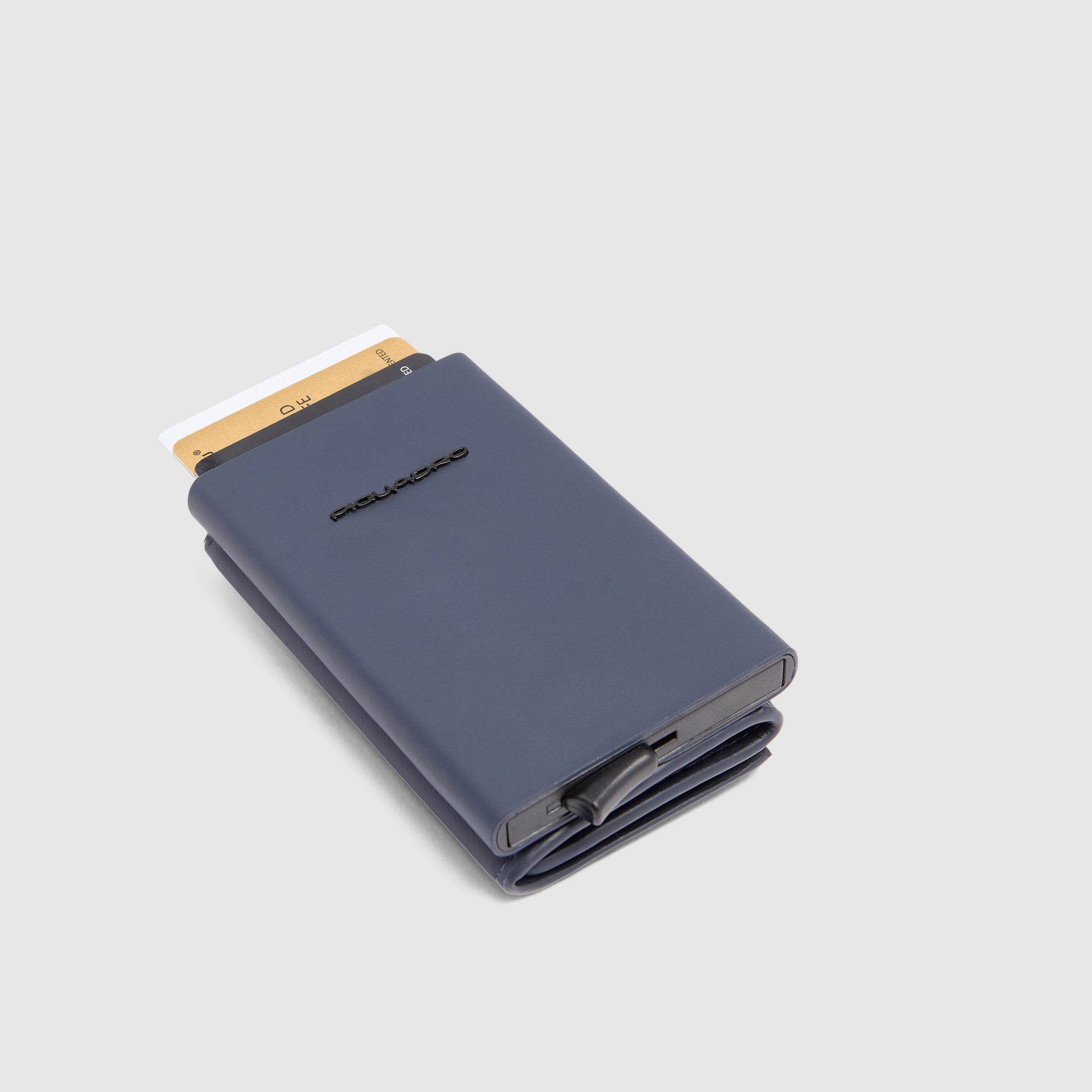 Piquadro Black Square Geldbörse Automatisch Blau
