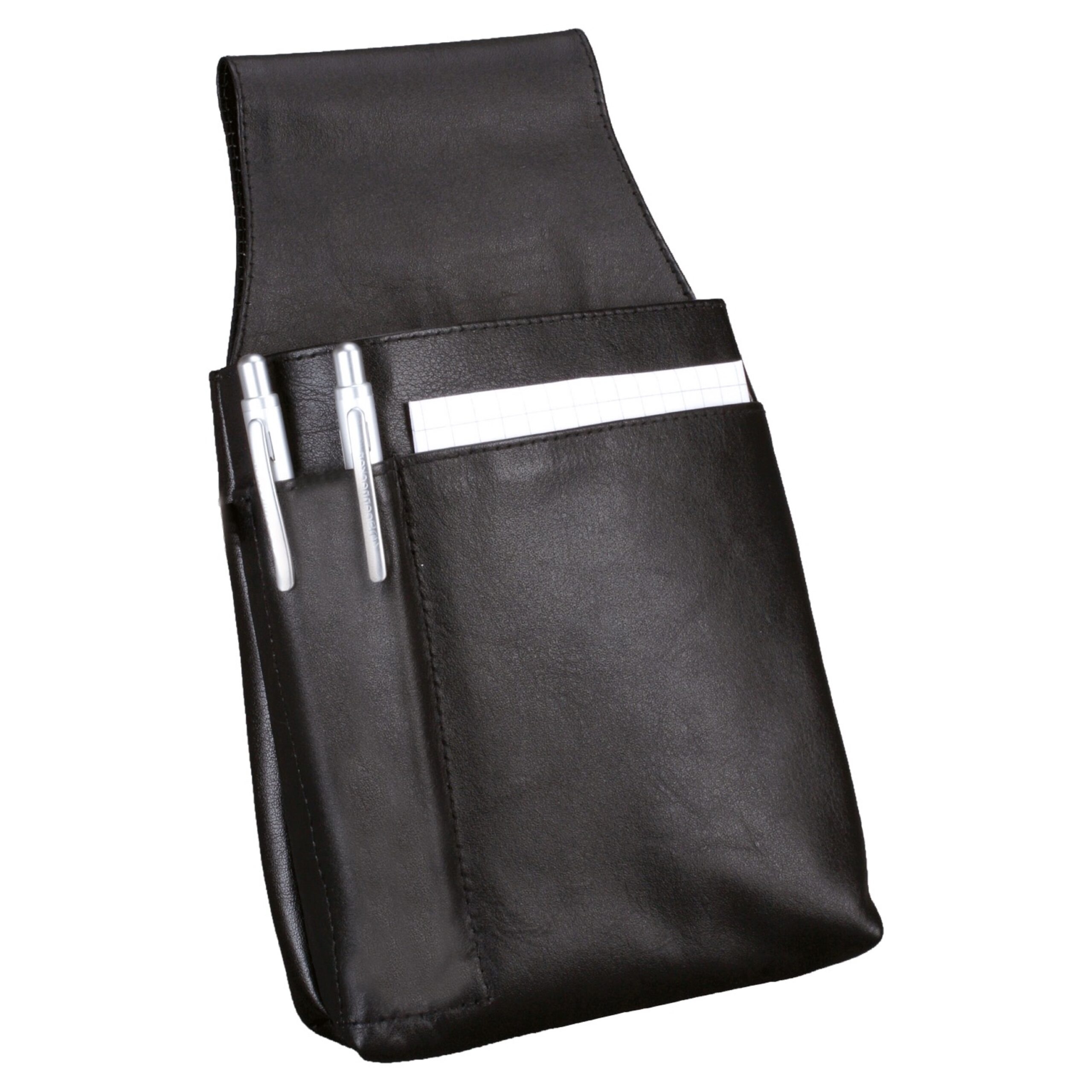 Lightpak Gürteltasche Kellnerbörsen Tasche schwarz Leder