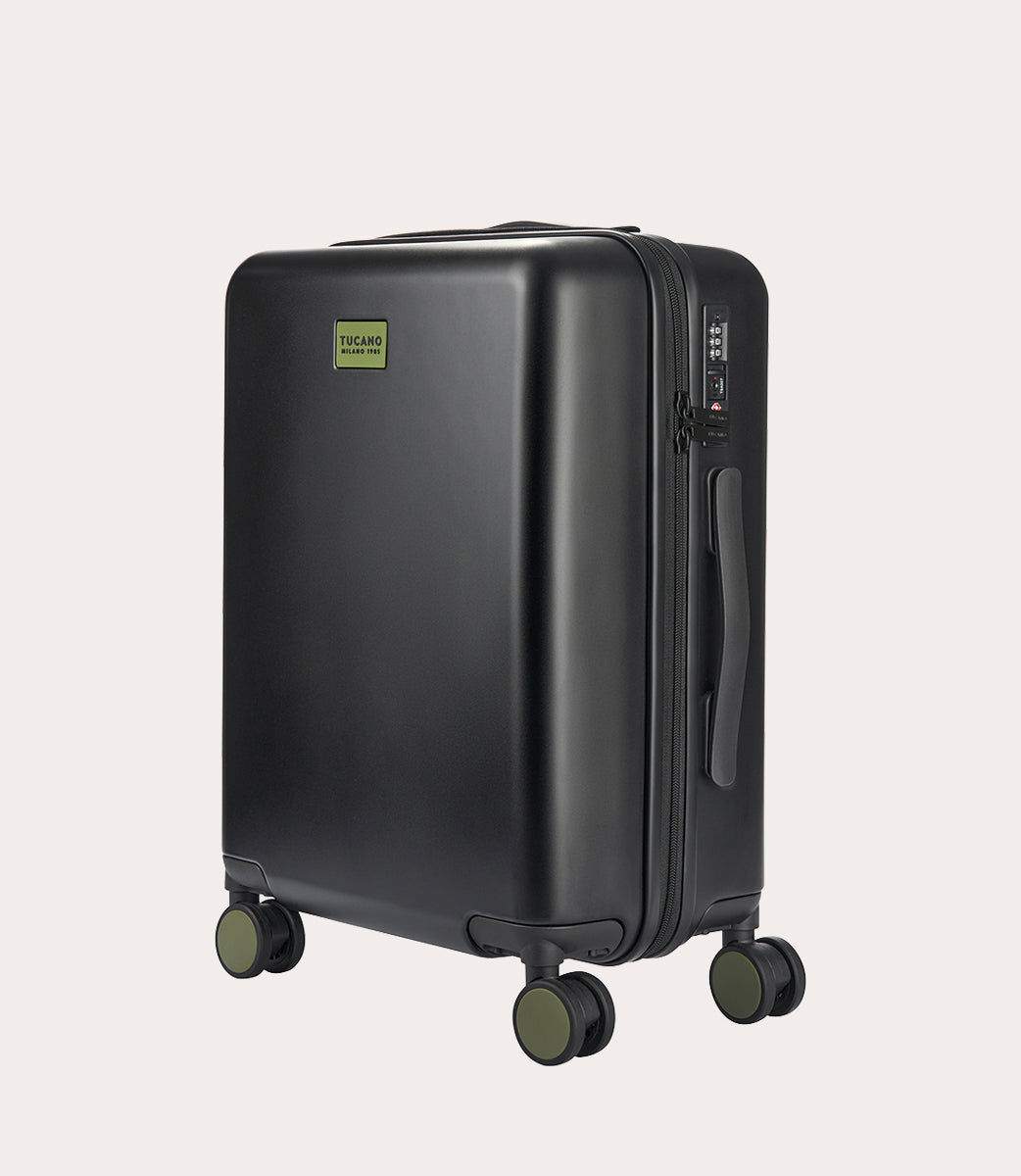Tucano Mono 40L Kabinenkoffer Schwarz Polycarbonat TSA