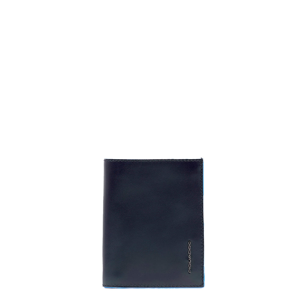 Piquadro Blue Square Geldbörse Herren Hochformat Leder