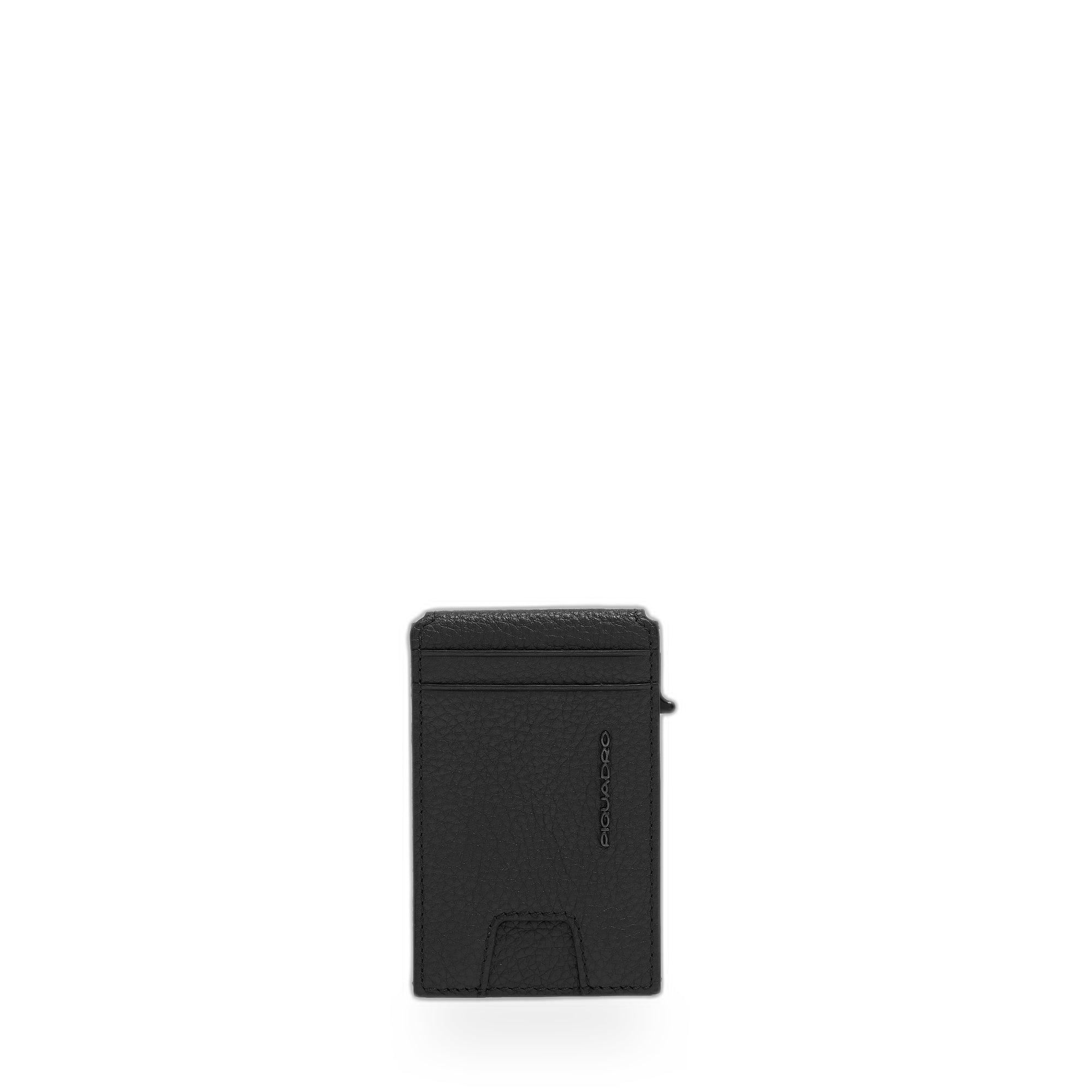 Piquadro Black Square Kartenetui Herren Automatisch Schwarz