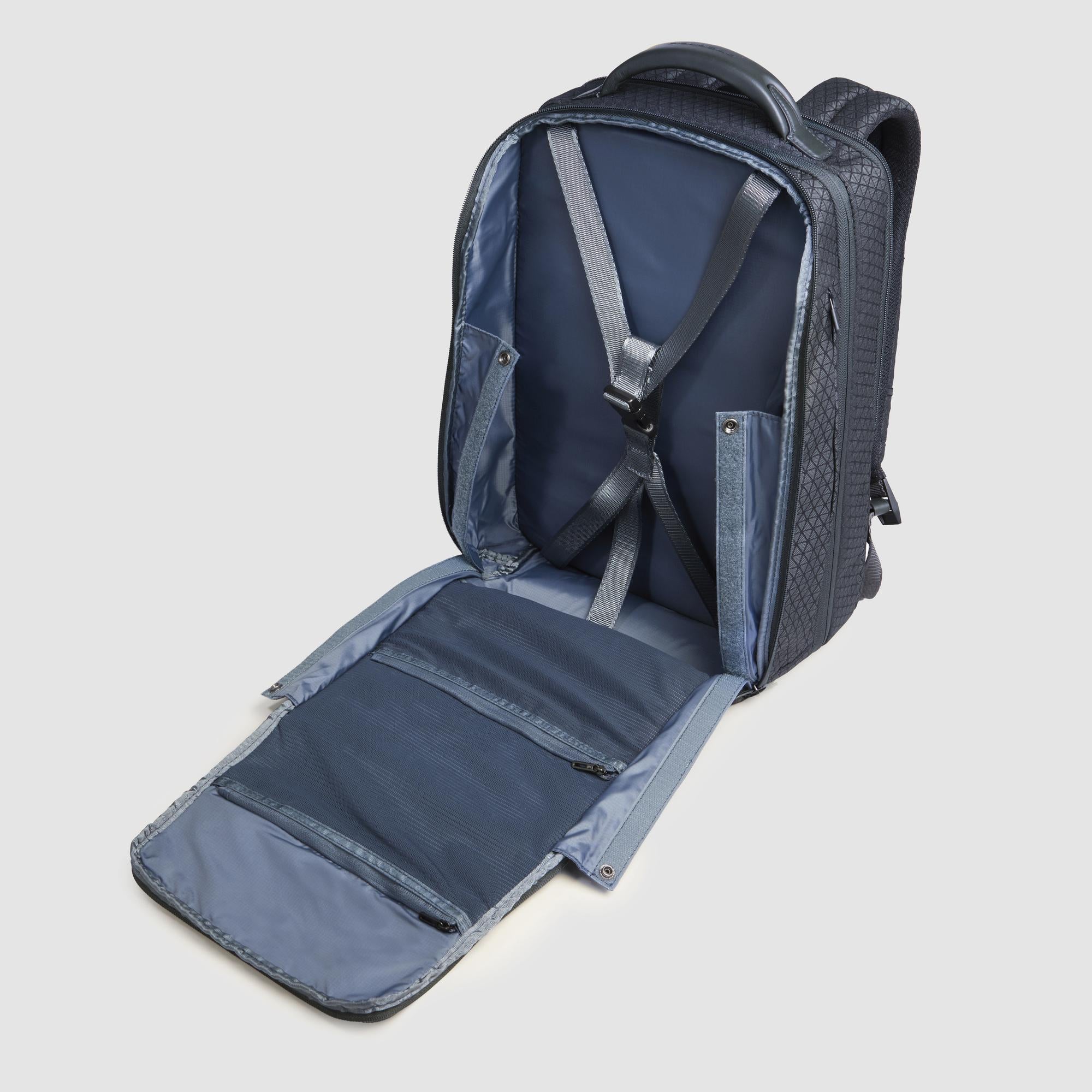 Piquadro Rover Rucksack 15,6 Zoll modular Grau Laptop