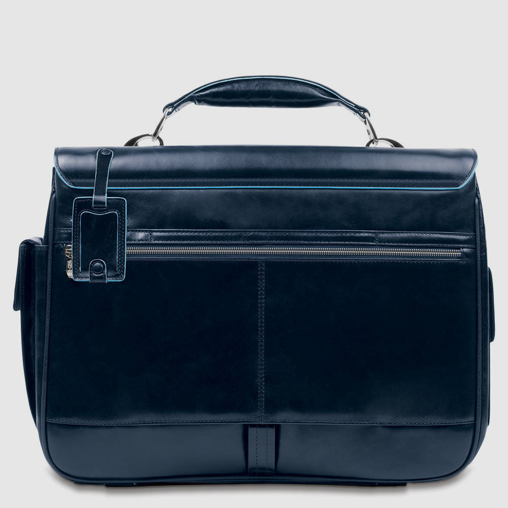 Piquadro Modus Aktentasche 15,6 Zoll Leder schwarz Laptop