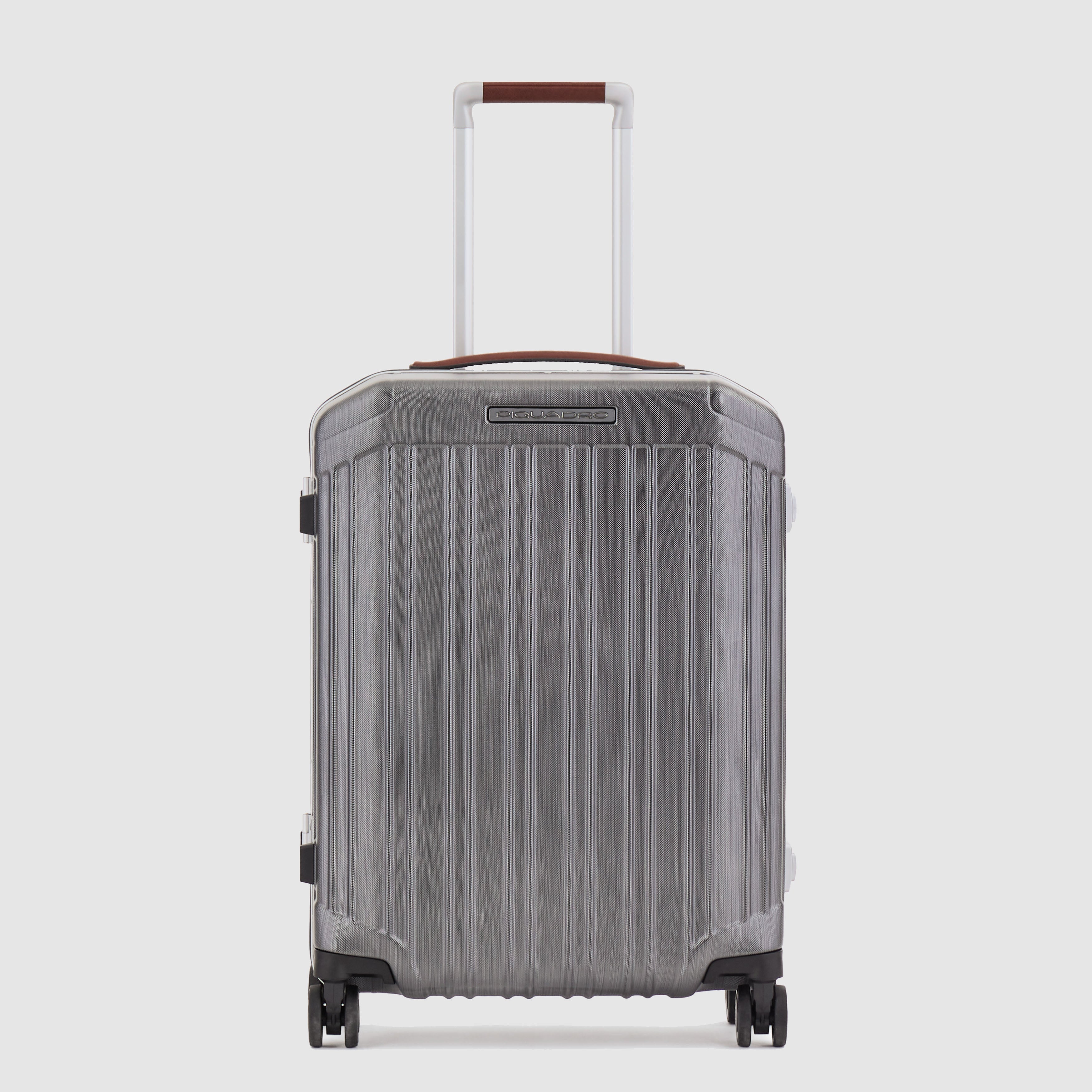 Piquadro PQ-Light Hartschalen-Trolley 4 Rollen Schwarz