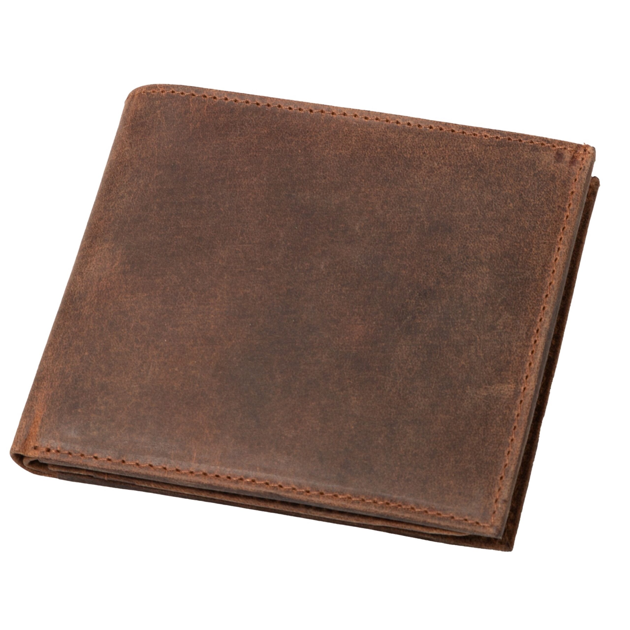 Lightpak Geldbörse Querformat Geldbörse braun Leder 10x12