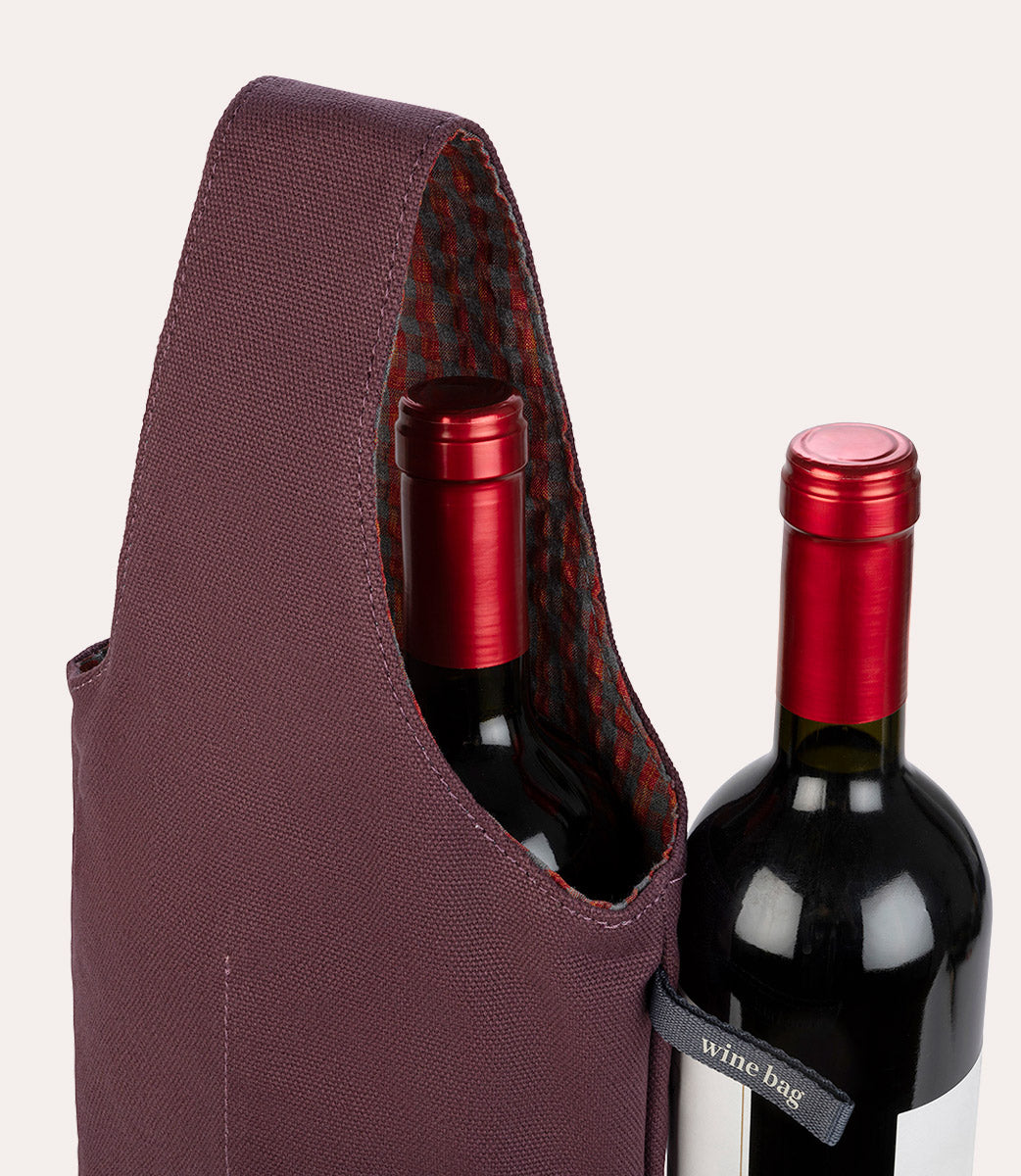 Tucano Kitchen Weintasche 2 Flaschen Canvas Avorio