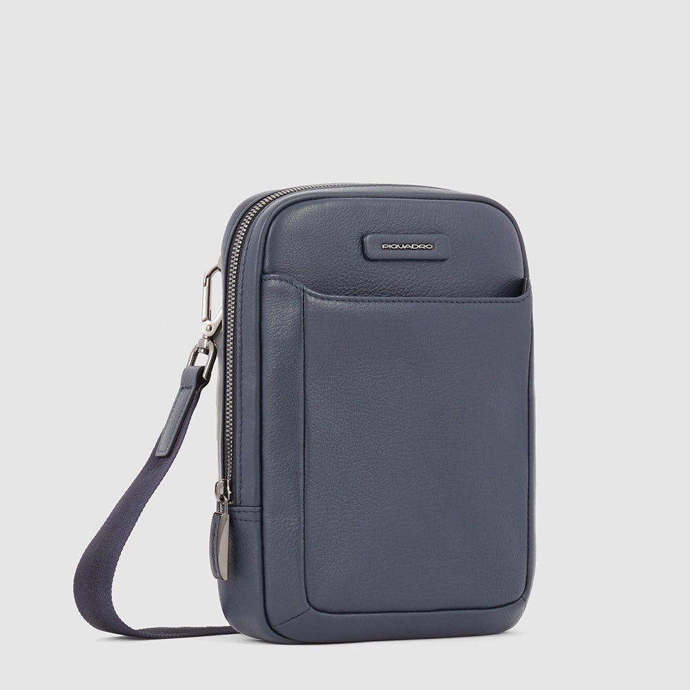 Piquadro Urban Umhängetasche Herren schwarz Leder