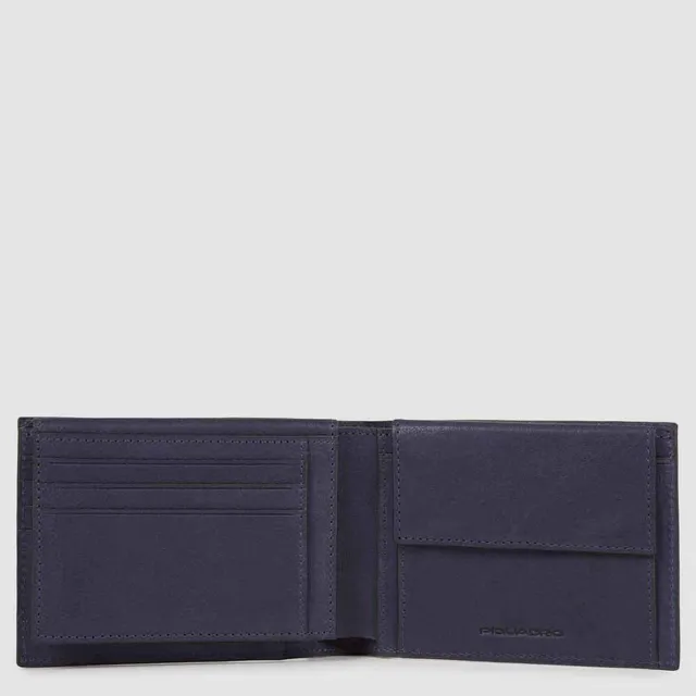 Piquadro Blue Square Herren Geldbörse Schwarz RFID