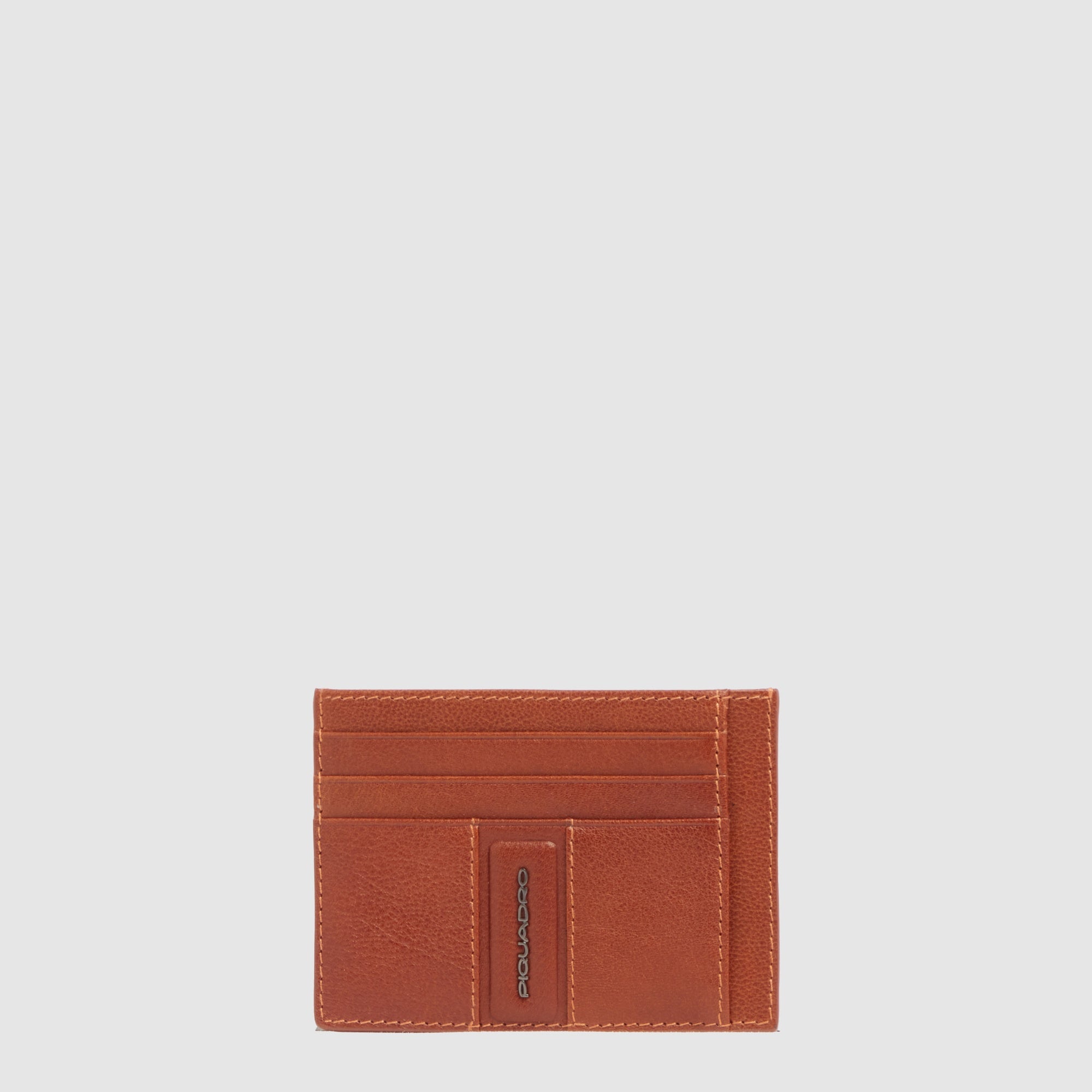 Piquadro Blue Square Kartenetui Herren Schwarz Leder