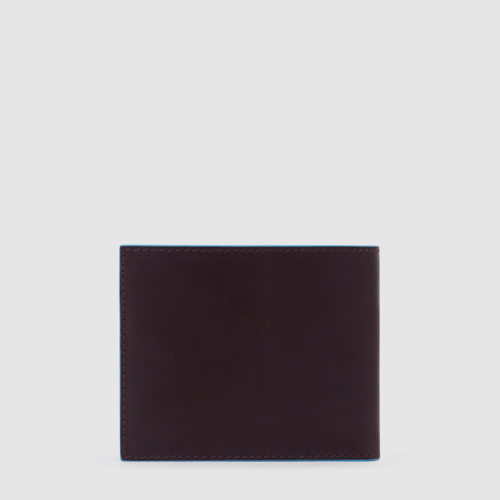 Piquadro Blue Square Herren Geldbörse Leder Schwarz RFID