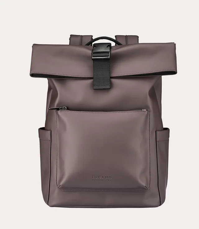 Tucano Gommo Rolltop 14 Zoll Rucksack Schwarz wasserdicht