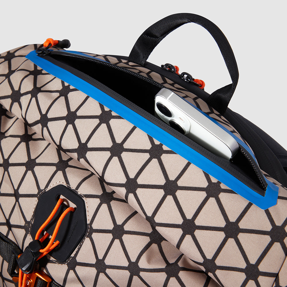 Piquadro Corner 2.0 Snowboard Rucksack Roll-Top ES