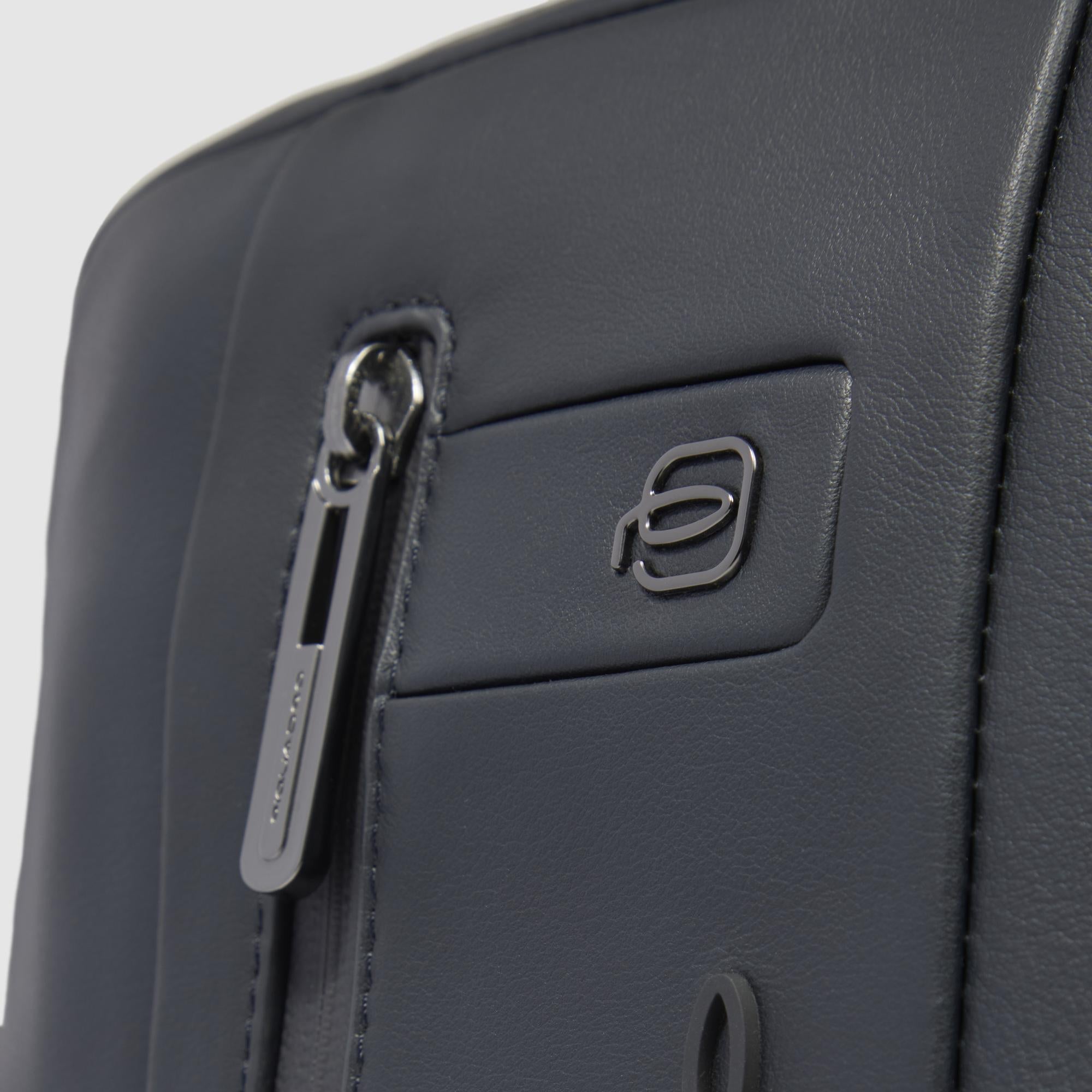 Piquadro Urban Borsello Herren iPad schwarz Leder
