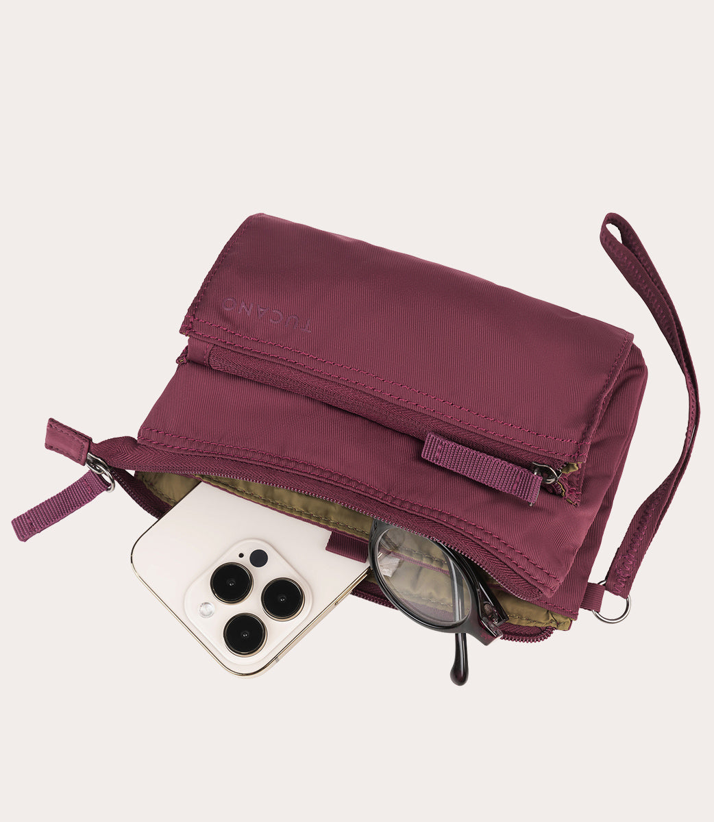 Tucano Ordine Beauty Case Kulturtasche Dunkelblau recycelt