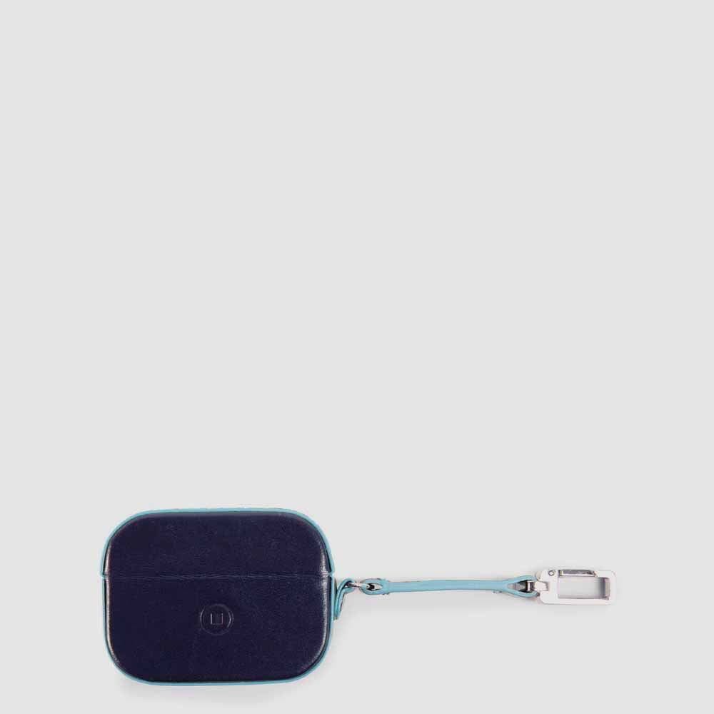 Piquadro Connequ AirPods Pro Hülle Leder schwarz