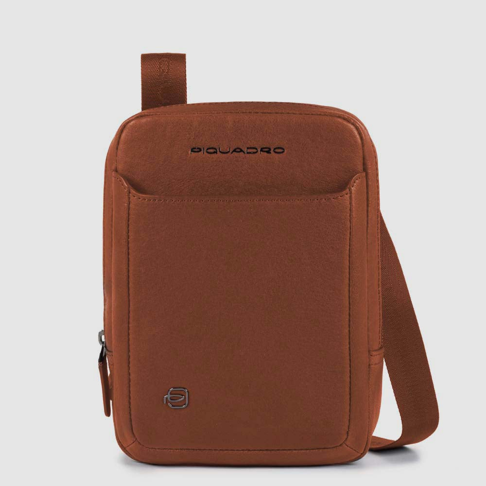 Piquadro Urban Borsello Herrentasche Leder schwarz klein