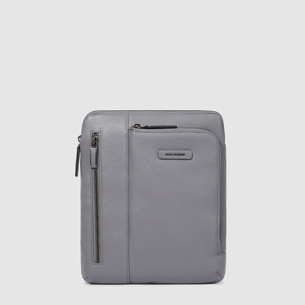 Piquadro Urban Herrentasche iPad Leder Blau klein