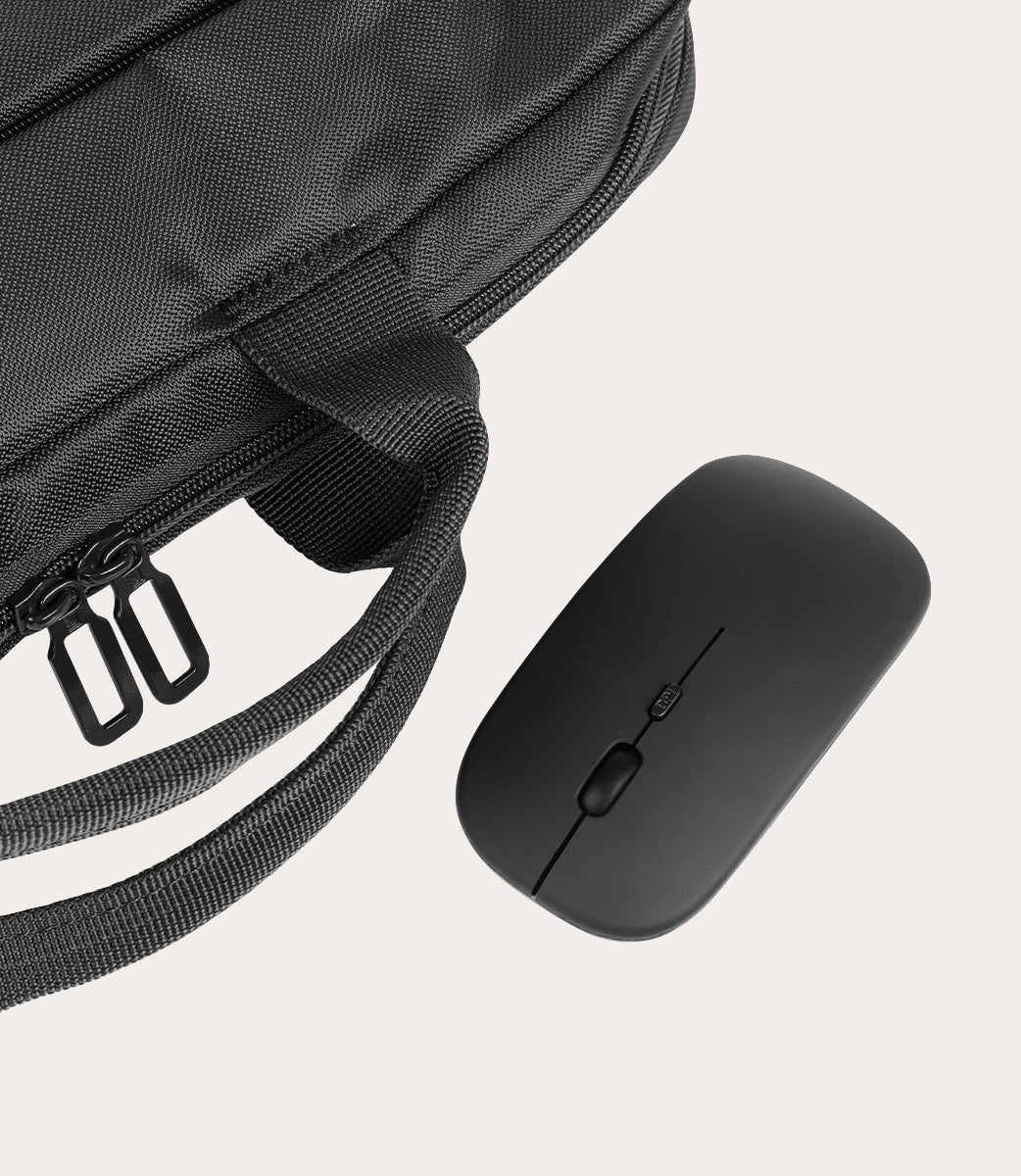 Tucano Idea Bundle Laptoptasche 15,6 Zoll Schwarz + Maus