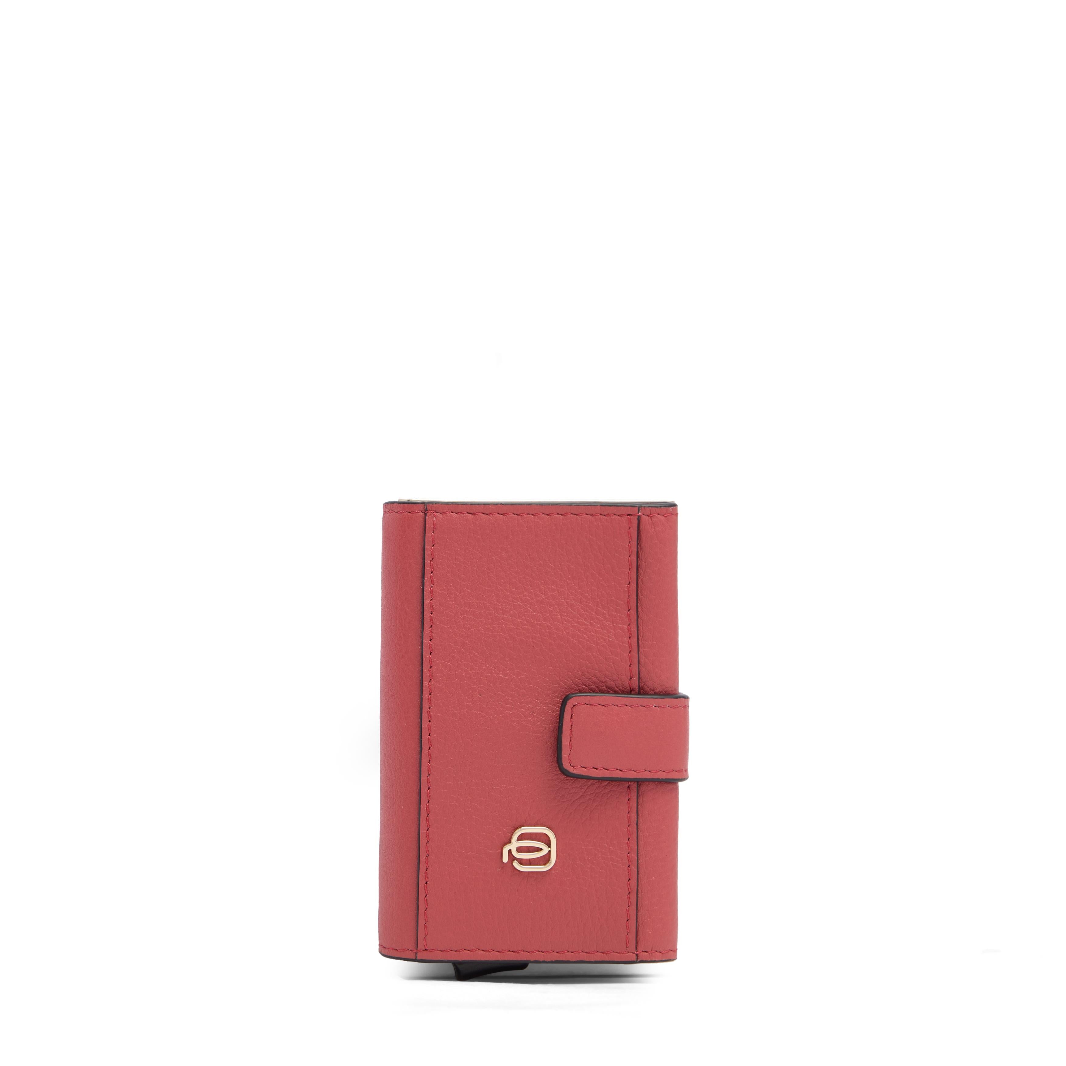 Piquadro Harper Kartenetui Damen Automatik Leder RFID