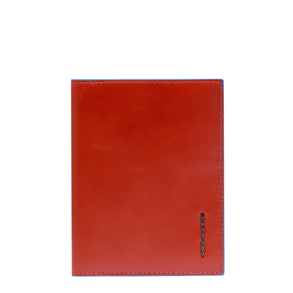 Piquadro Blue Square Reisepass-Hülle schwarz Leder RFID