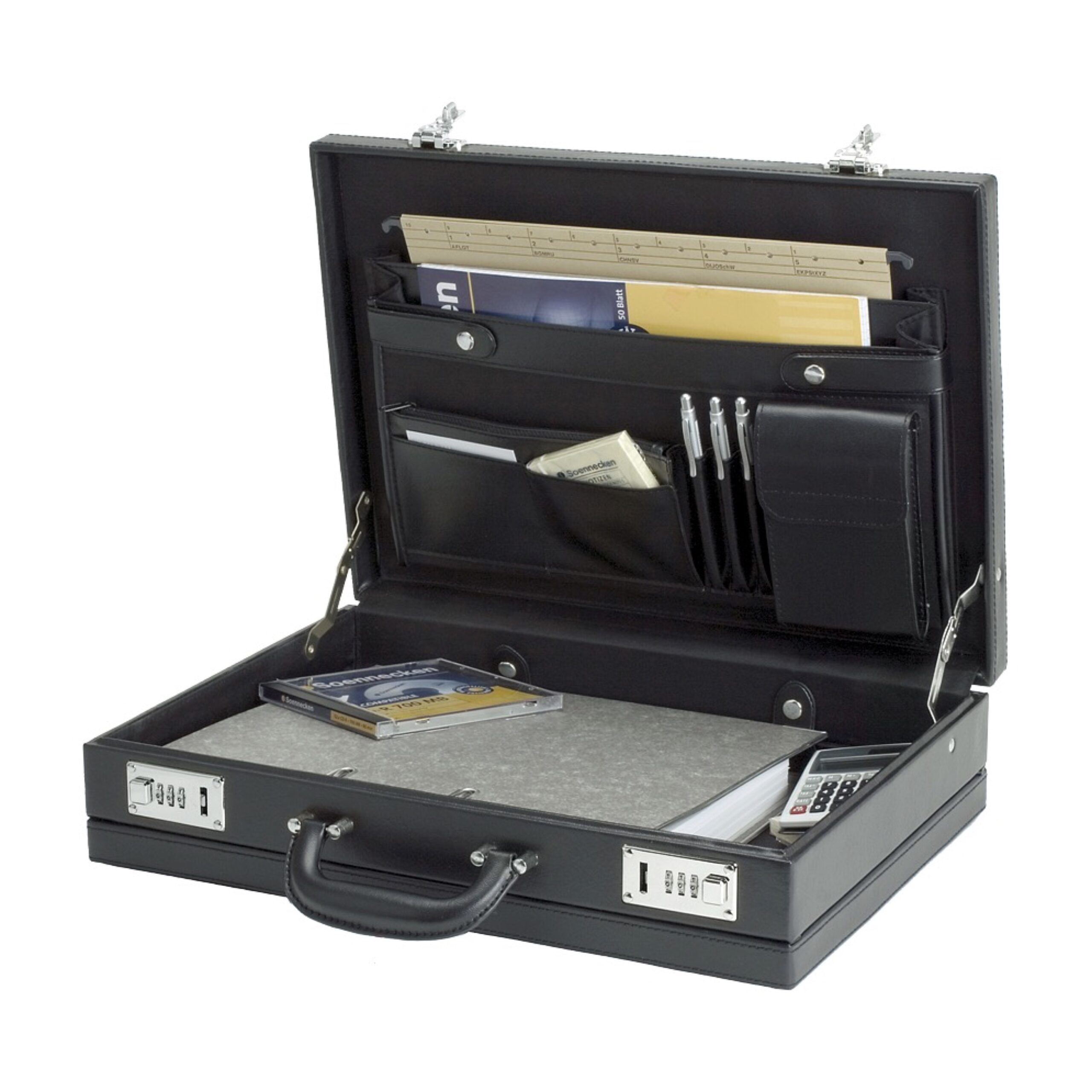 Lightpak Ponte Attachékoffer schwarz Kunstleder