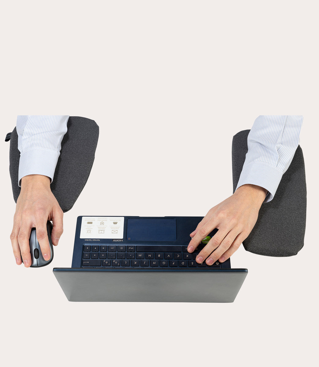 Tucano Stone Armlehnen-Set Memory-Foam Blau 2er