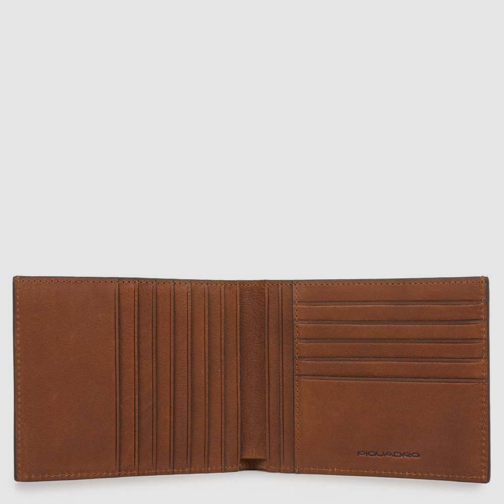 Piquadro Blue Square Geldbörse Herren Leder Braun