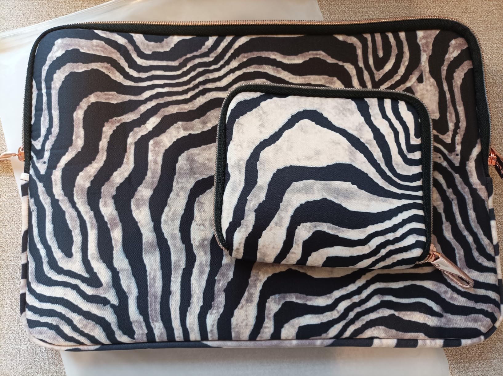 Arvok Basic Laptop Sleeve 13,3 Zoll Rosa Leopardendruck Canvas