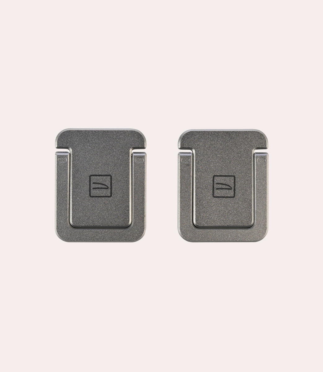 Tucano Mini Laptopständer Aluminium dunkelgrau 2er Set