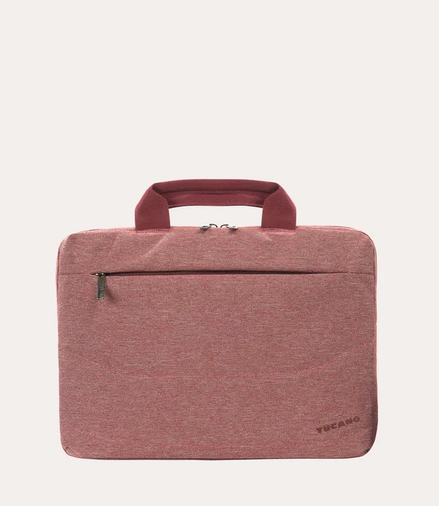 Tucano Linea 13 Zoll Laptop Tasche Rot Umhängegurt Polyester