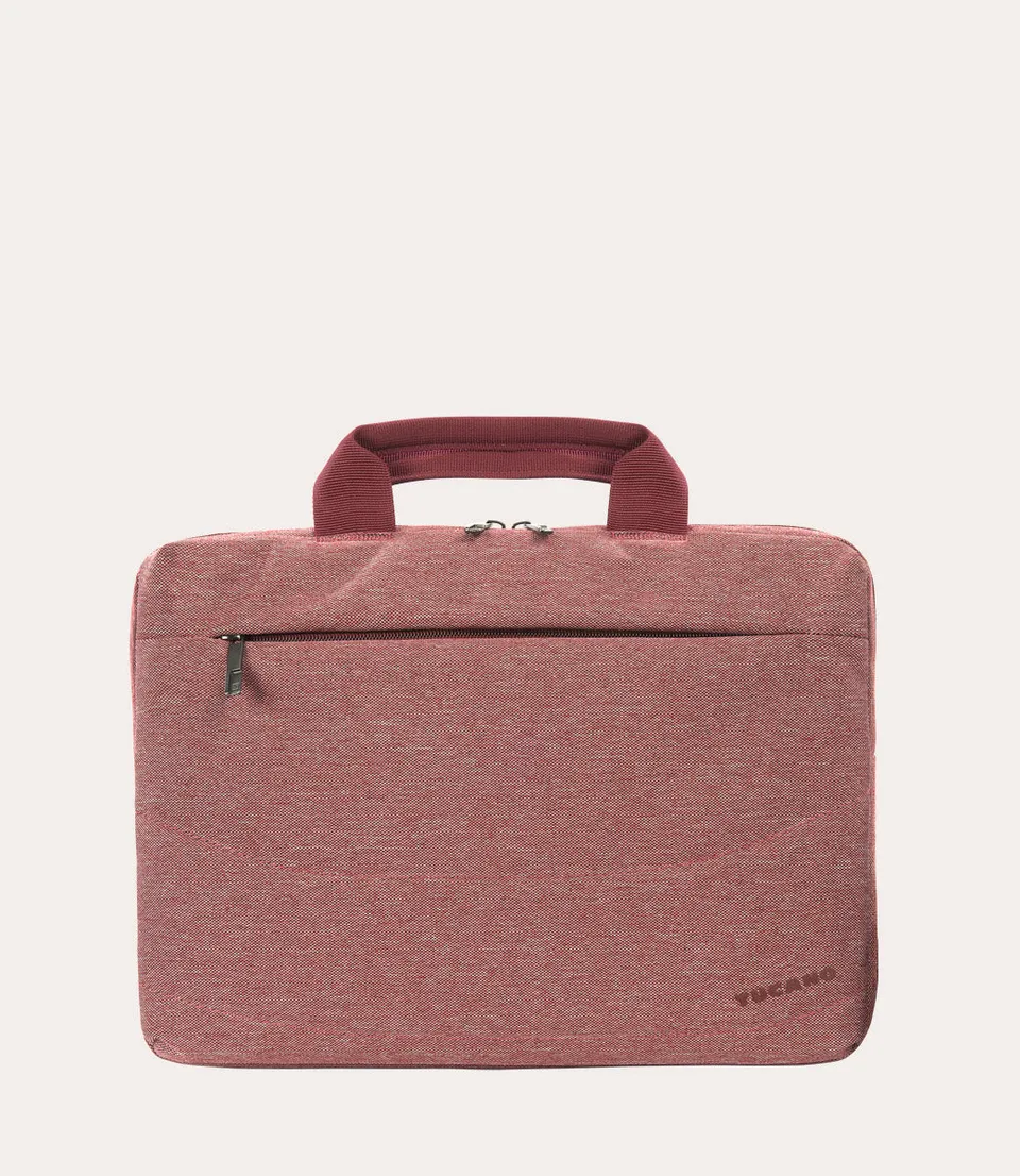 Tucano Linea 13 Zoll Laptop Tasche Rot Umhängegurt Polyester