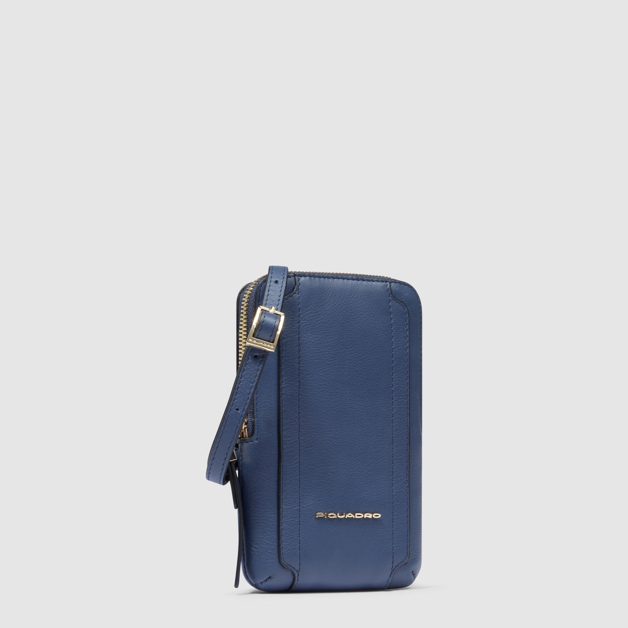 Piquadro Connequ Handytasche Leder RFID N Umhänge