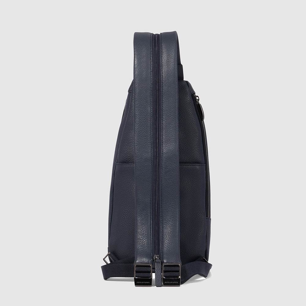 Piquadro Urban Sling-Rucksack Leder iPad mini Schwarz