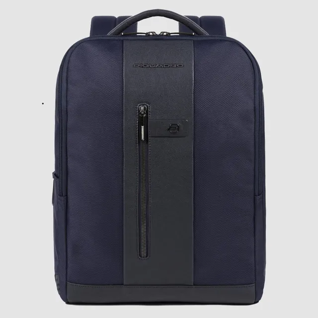 Piquadro Corner 2.0 Rucksack Laptop 15,6 Zoll recycelt grau