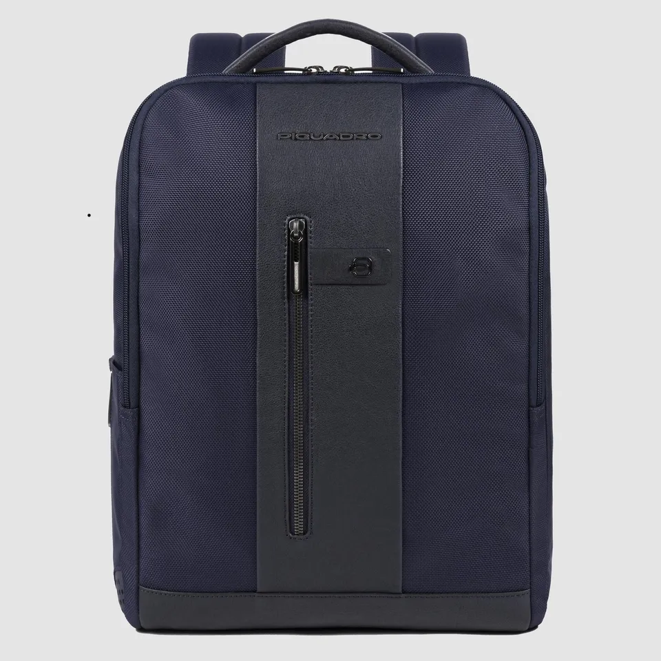 Piquadro Corner 2.0 Rucksack Laptop 15,6 Zoll recycelt grau