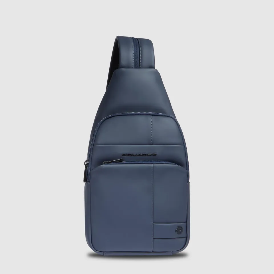 Piquadro Corner 2.0 Sling Bag Blau Wasserabweisend