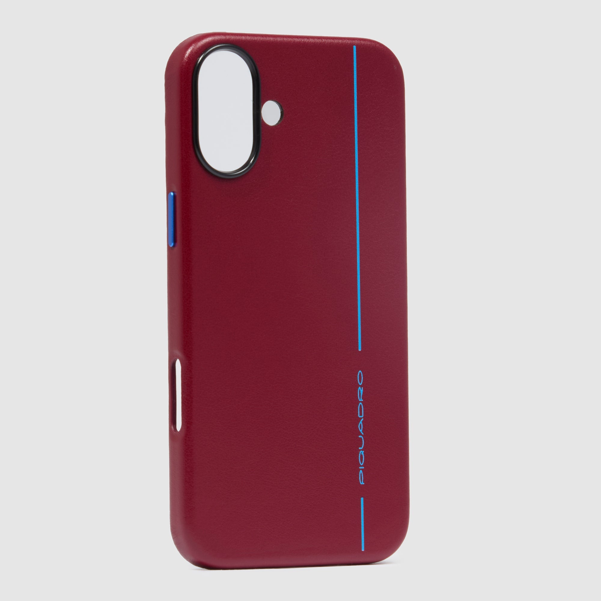 Piquadro Connequ iPhone 16 Plus Hülle Leder Braun
