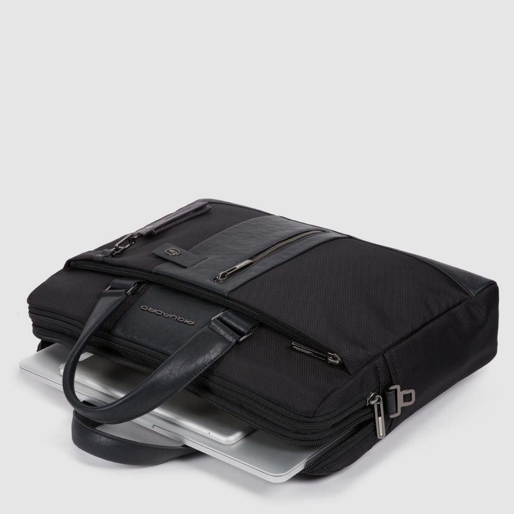 Piquadro Blue Square Aktentasche 15,6 Zoll Schwarz RFID